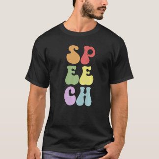 Camiseta Patologista da Linguagem da Fala Groovy SLP Premiu