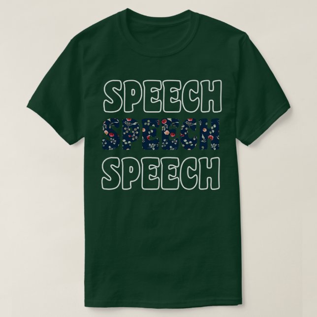 Camiseta Patologista de Língua de Voz 4 (Frente do Design)