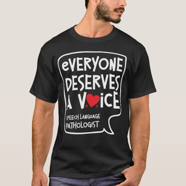 Camiseta Patologista de Língua do Discurso Terapista (Frente)