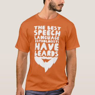 Camiseta Patologista De Língua Do Mens Com Discurso De Barb