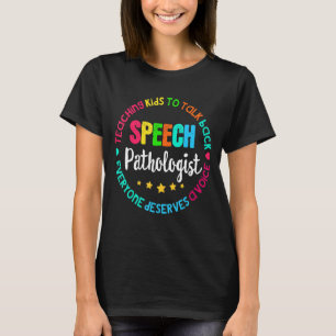 Camiseta Patologista de Língua Falante do Patologista de Di