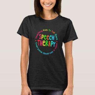 Camiseta Patologista de Língua Falante em Terapia de Discur