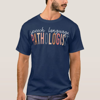 Camiseta Patologista de Língua Falante SLP Fala Terapia