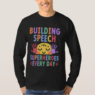 Camiseta Patologista de Linguagem de Língua SLP de Terapia 
