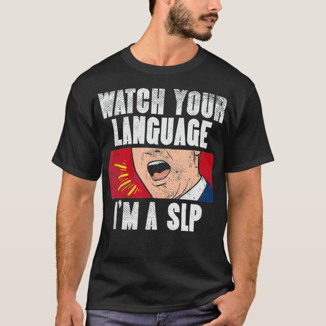 Camiseta Patologista de Linguagem SLP (Frente)