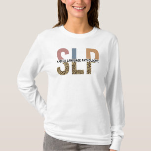 Camiseta Patologista Leopard Print Tipografia do discurso S