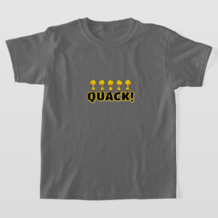 Camiseta Patos Animados Fofos Design Divertido Com Palavra