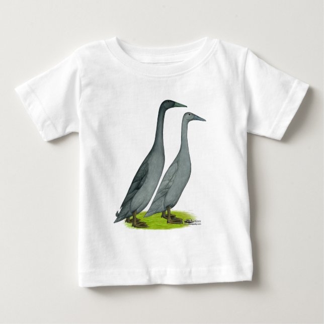 Camiseta Patos Correntes Azuis (Frente)