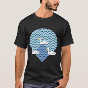 Camiseta Patos de basebol nos corredores de ligação em ba