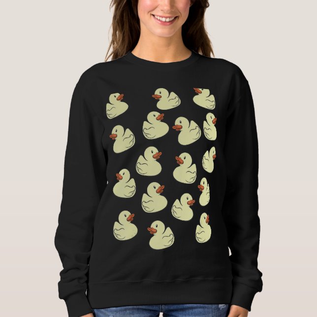 Camiseta Patos De Bebê De Pastel Para Raparigas E Bebês Cus (Frente)