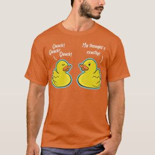 Camiseta Patos de Conversação Quack Quack Quack Quack