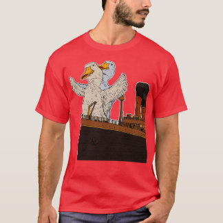 Camiseta Patos Engraçados Homens do Pun Homens Mulheres Pat