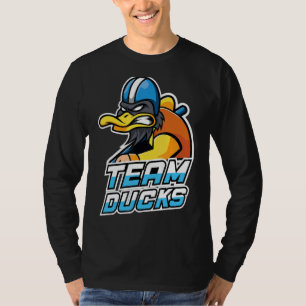 Camiseta Patos-Equipe 06 Patos-De-Esportes Animais Cute Hóq