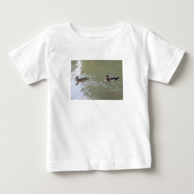 Camiseta Patos Nadando (Frente)