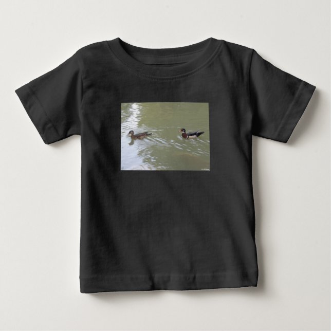 Camiseta Patos Nadando (Frente)