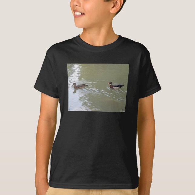 Camiseta Patos Nadando (Frente)
