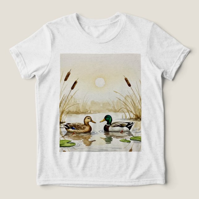 Camiseta Patos-reais (Design frontal)