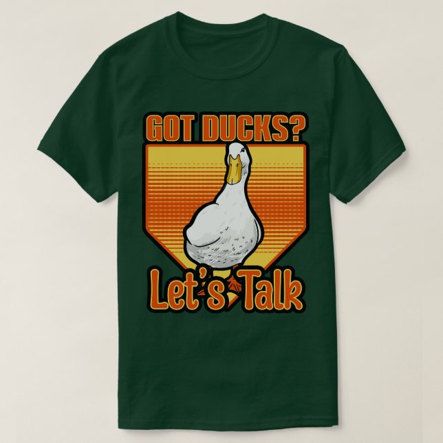 Camiseta Patos Têm Patos Que Falamos (Frente do Design)