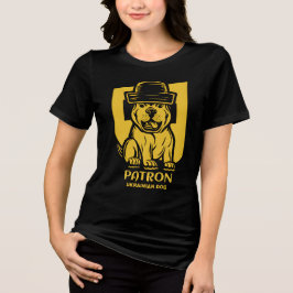 Camiseta Patrão do Cão Ucraniano - Mulheres Gráficas Negrit