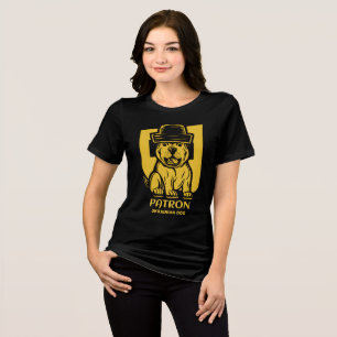 Camiseta Patrão do Cão Ucraniano - Mulheres Gráficas Negrit