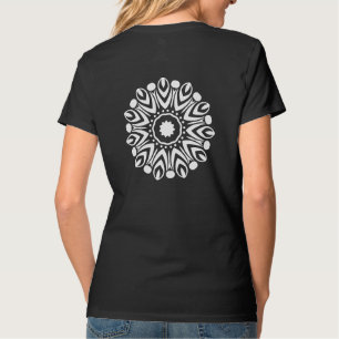 Camiseta Patrão preto e branco para mulher Bonito