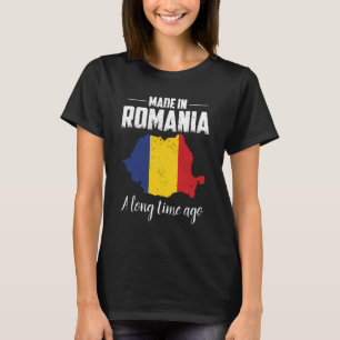 Camiseta Pátria da Romênia Presente nacional romeno