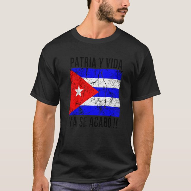 Camiseta Pátria E Vida Cuba (Frente)