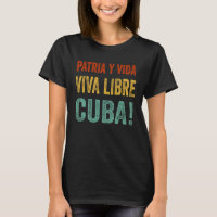 Pátria E Vida Cuba Livre Viva Roupas Cubano