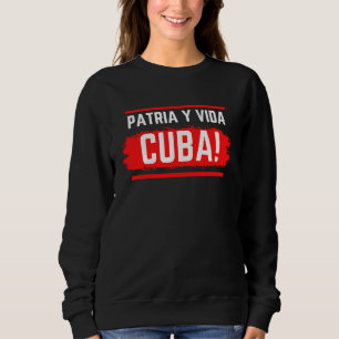 Camiseta Pátria E Vida Liberdade Para Cuba Movimento São Is