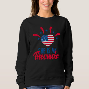 Camiseta Pátria Ela É Meus Fogos de Artifício 4 de Julho Am