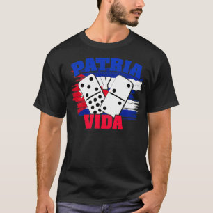 Camiseta Pátria Y Vida Cuba Liberdade Cubana Cuba Livre Se