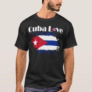 Camiseta Patria y Vida Viva Libre Cuba Bandeira Patriótica 