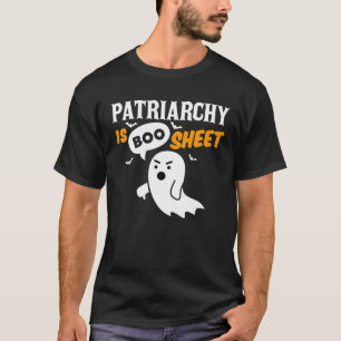 Camiseta Patriarcado É Folha de Bu Desaprovando o Hallowe 