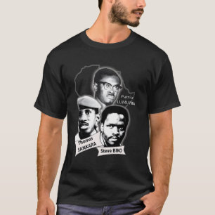 Camiseta Patrice Lumumba Thomas Sankara Steve Biko