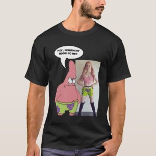 Camiseta Patrick, a estrela e seus boots