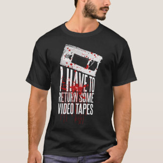 Camiseta Patrick Bateman tenho que devolver algumas fitas d