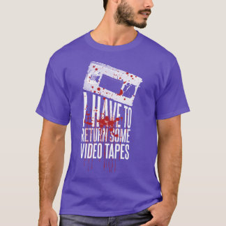 Camiseta Patrick Bateman tenho que devolver umas fitas de v