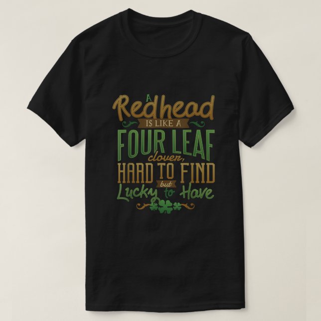 Camiseta Patrick Day Green Irish Shamrock (Frente do Design)