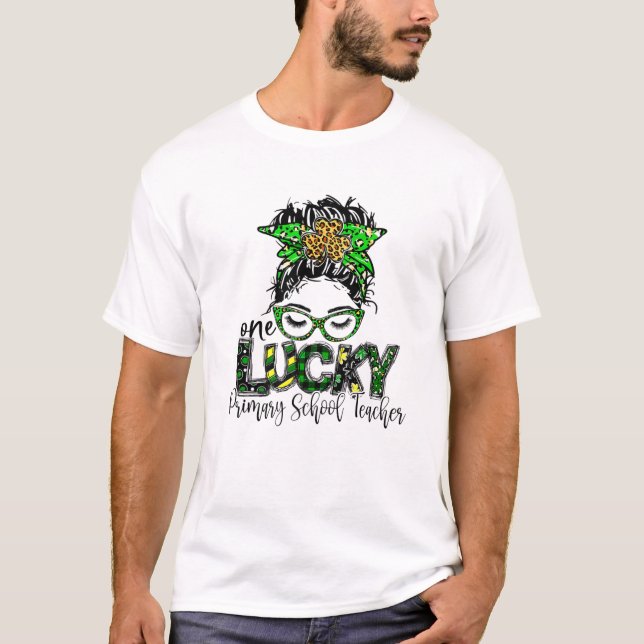 Camiseta Patrick Day Te Rua Professora Do Ensino Primário S (Frente)