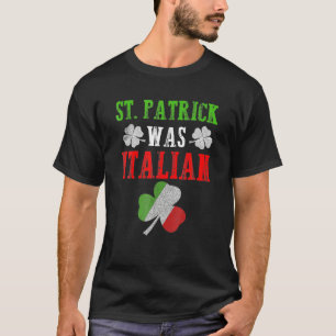 Camiseta Patrick era Rua de bandeira italiana, D de Patrick