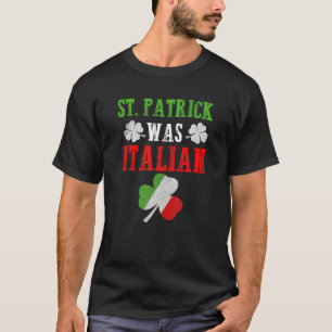 Camiseta Patrick era Rua italiana, dia de Patrick, Gi engra