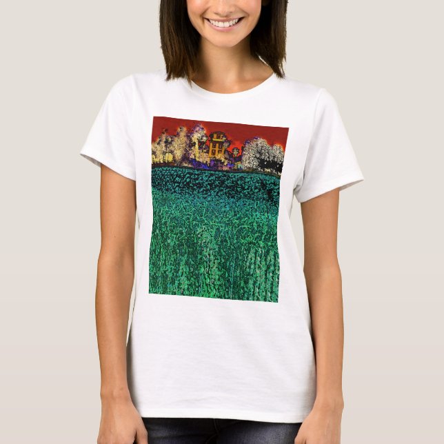 Camiseta Patrick Ranch, Chico, CA (em vermelho e verde) (Frente)
