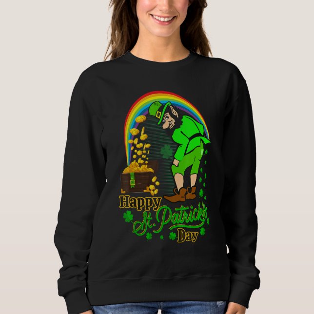 Camiseta Patrick S Day Shamrock Graphical Men Women (Frente)