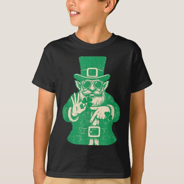 Camiseta Patricks Day, Leprechauns Funny 6 Meme Gift Men, W (Frente)