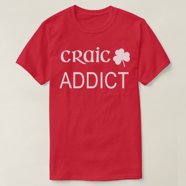Camiseta Patrickx27S Day Hu, Rua De Bartender De Viciado Em (Frente do Design)