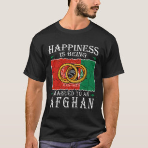 Camiseta Patrimônio Afegão Casamento do Afeganistão Casado