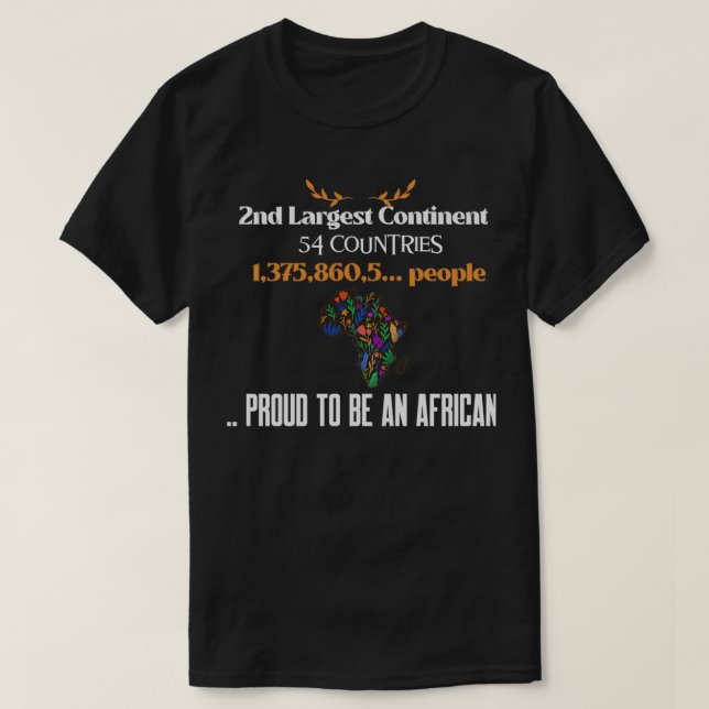 Camiseta Patrimônio Africano 1 (Frente do Design)