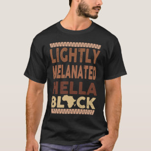 Camiseta Patrimônio Africano Hella Preto Melanizado Mês da 