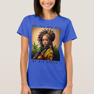 Camiseta Patrimônio Africano no Estilo Hip Hop Tee