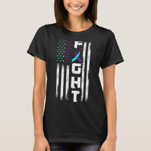 Camiseta Patrimônio Americano Bandeira Prevenção Suicida Aw